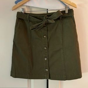 J crew Belted mini skirt
